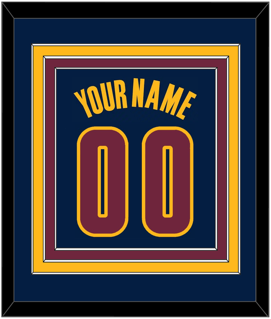 Cleveland Name & Number - Alternate Blue (2014-2017) - Premier Tier 2