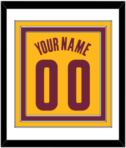 Cleveland Name & Full-Size Number - Combined