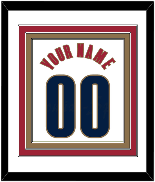 Cleveland Name & Number - Home White (2003-2010) - Premier Tier 1