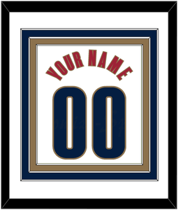 Cleveland Name & Number - Home White (2003-2010) - Triple Mat 2