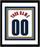 Cleveland Name & Number - Home White (2003-2010) - Triple Mat 2