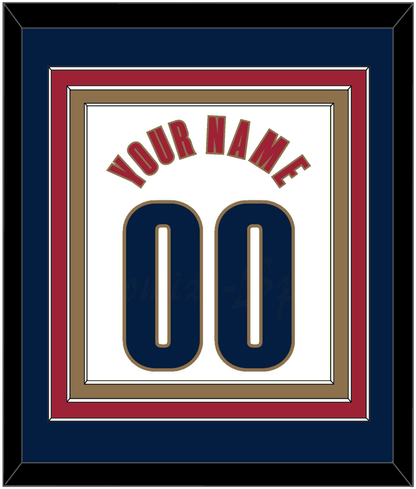 Cleveland Name & Number - Home White (2003-2010) - Premier Tier 3