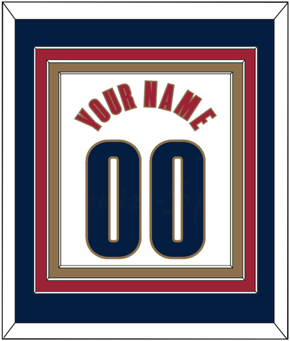 Cleveland Name & Number - Home White (2003-2010) - Premier Tier 3