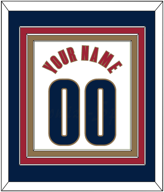 Cleveland Name & Number - Home White (2003-2010) - Premier Tier 3