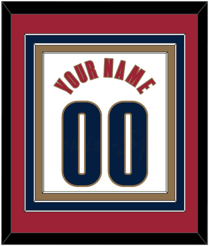 Cleveland Name & Number - Home White (2003-2010) - Premier Tier 4