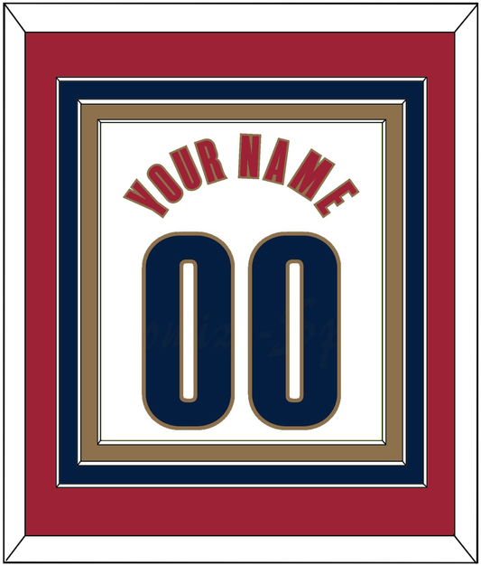 Cleveland Name & Number - Home White (2003-2010) - Premier Tier 4