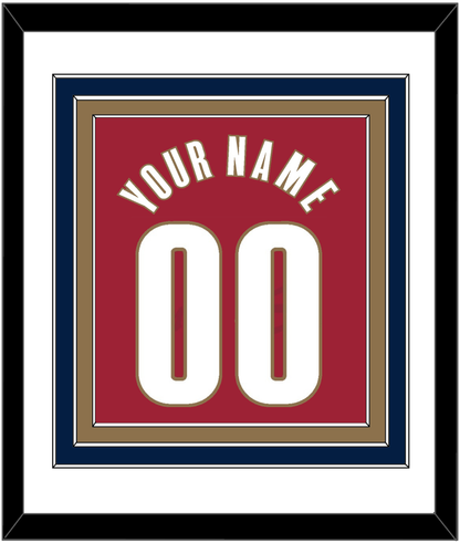 Cleveland Name & Number - Road Red (2003-2010) - Premier Tier 1