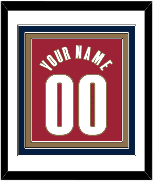 Cleveland Name & Number - Road Red (2003-2010) - Premier Tier 1