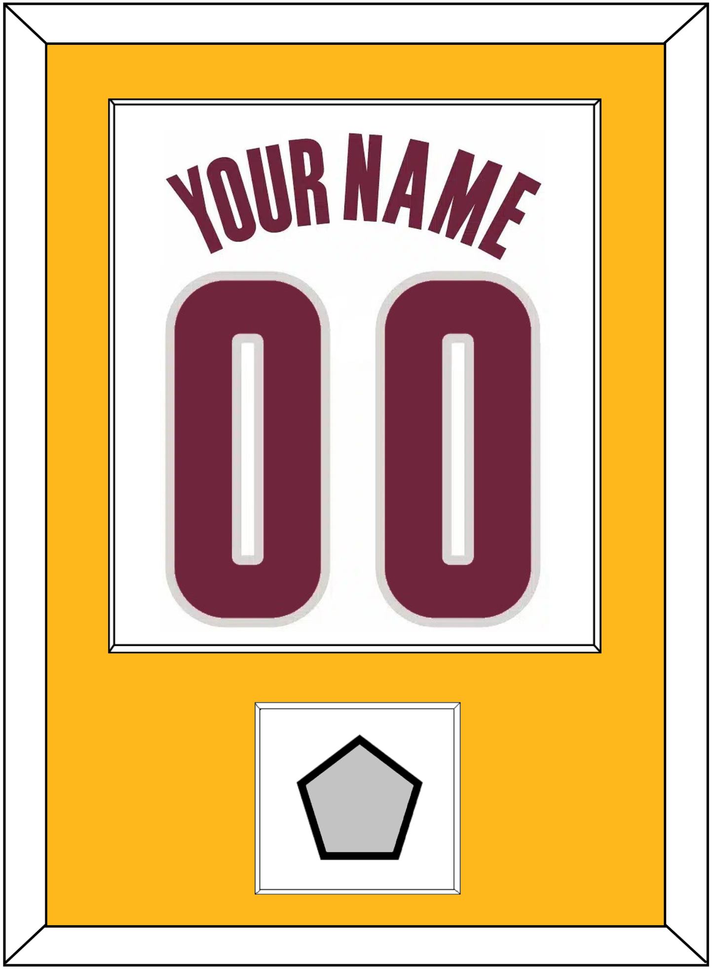 Cleveland Name & Number With Champions Patch - Home White (2010-2017) - Essential Tier 1