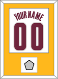 Cleveland Name & Number With Champions Patch - Home White (2010-2017) - Single Mat 1