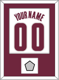 Cleveland Name & Number With Champions Patch - Home White (2010-2017) - Single Mat 2