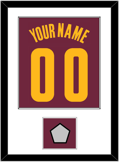 Cleveland Name & Number With Finals Patch - Road Red (2010-2017) - Essential Tier 1