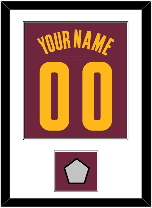 Cleveland Name & Number With Finals Patch - Road Red (2010-2017) - Essential Tier 1