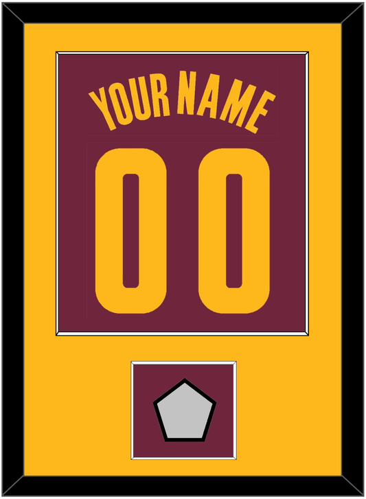 Cleveland Name & Number With Champions Patch - Road Red (2010-2017) - Essential Tier 2
