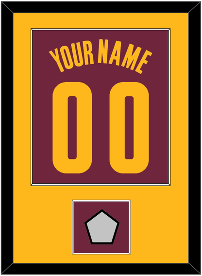 Cleveland Name & Number With Finals Patch - Road Red (2010-2017) - Essential Tier 2