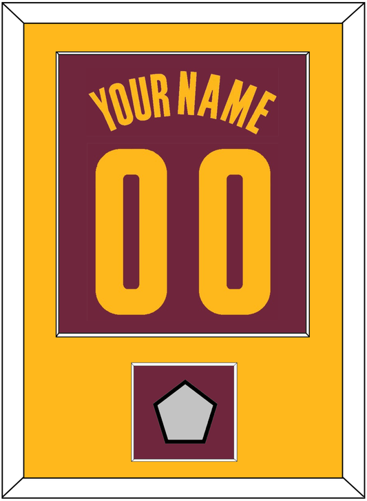 Cleveland Name & Number With Champions Patch - Road Red (2010-2017) - Essential Tier 2