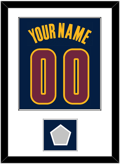 Cleveland Name & Number With Champions Patch - Alternate Blue (2014-2017) - Essential Tier 1