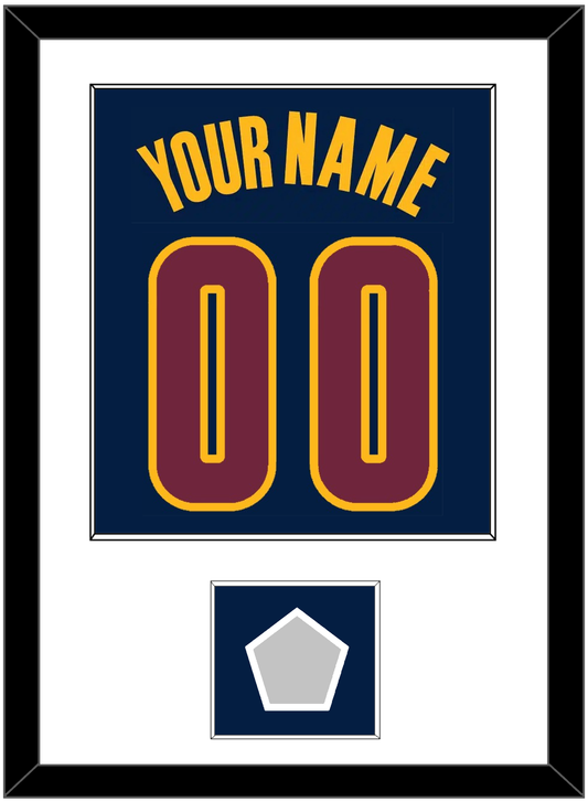 Cleveland Name & Number With Champions Patch - Alternate Blue (2014-2017) - Essential Tier 1
