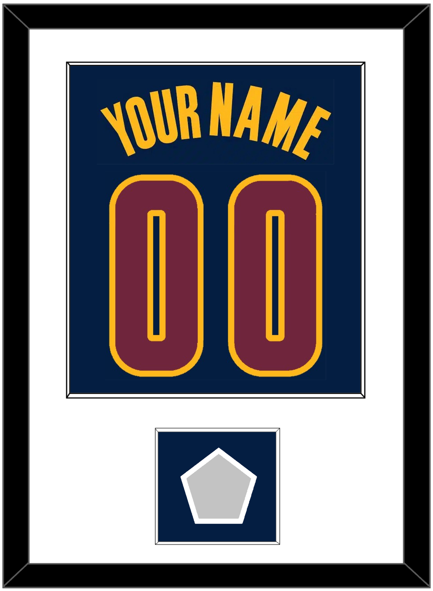 Cleveland Name & Number With Finals Patch - Alternate Blue (2014-2017) - Essential Tier 1