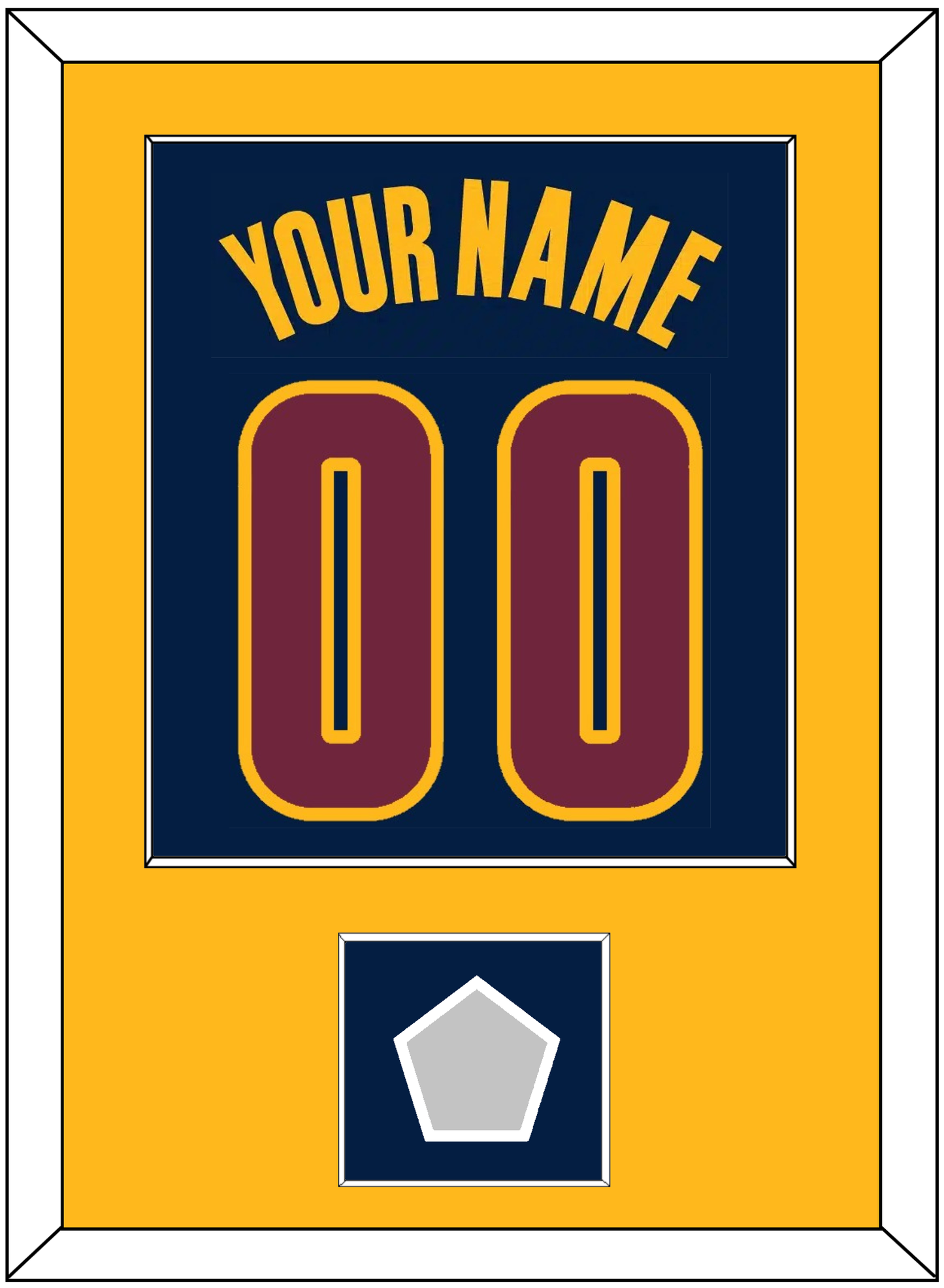 Cleveland Name & Number With Finals Patch - Alternate Blue (2014-2017) - Essential Tier 2