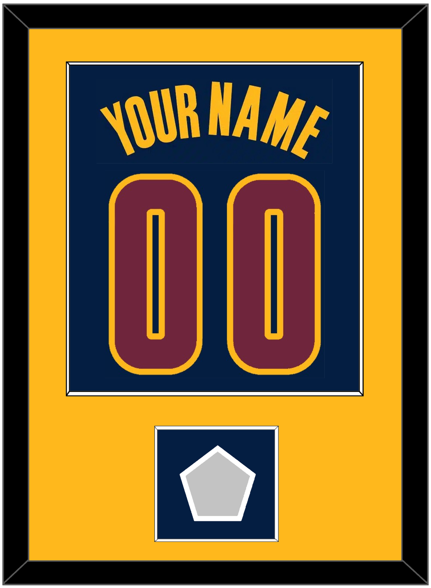 Cleveland Name & Number With Finals Patch - Alternate Blue (2014-2017) - Essential Tier 2
