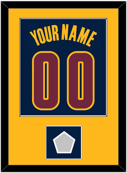 Cleveland Name & Number With Finals Patch - Alternate Blue (2014-2017) - Essential Tier 2