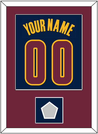 Cleveland Name & Number With Finals Patch - Alternate Blue (2014-2017) - Essential Tier 3