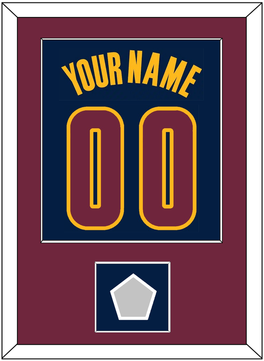 Cleveland Name & Number With Finals Patch - Alternate Blue (2014-2017) - Essential Tier 3
