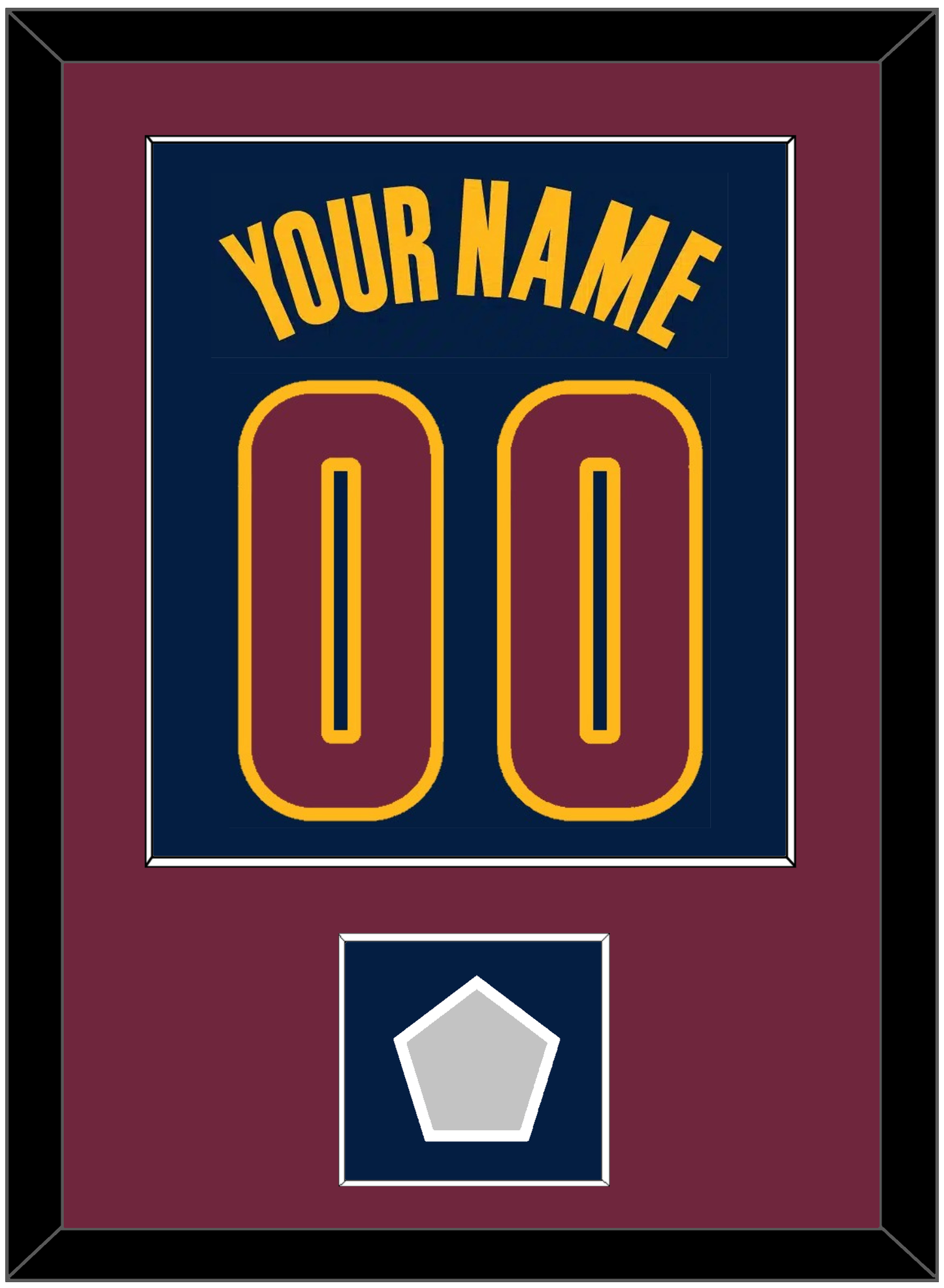 Cleveland Name & Number With Finals Patch - Alternate Blue (2014-2017) - Essential Tier 3