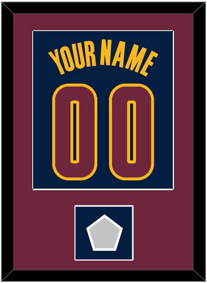 Cleveland Name & Number With Finals Patch - Alternate Blue (2014-2017) - Essential Tier 3
