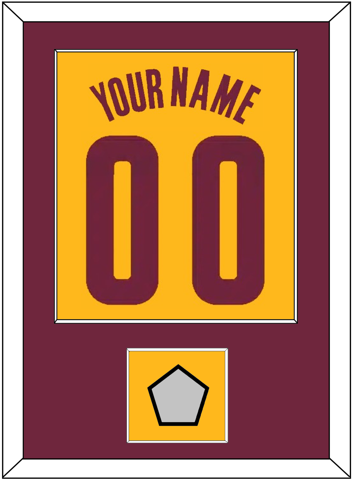 Cleveland Name & Number With Champions Patch - Alternate Yellow (2012-2017) - Essential Tier 2