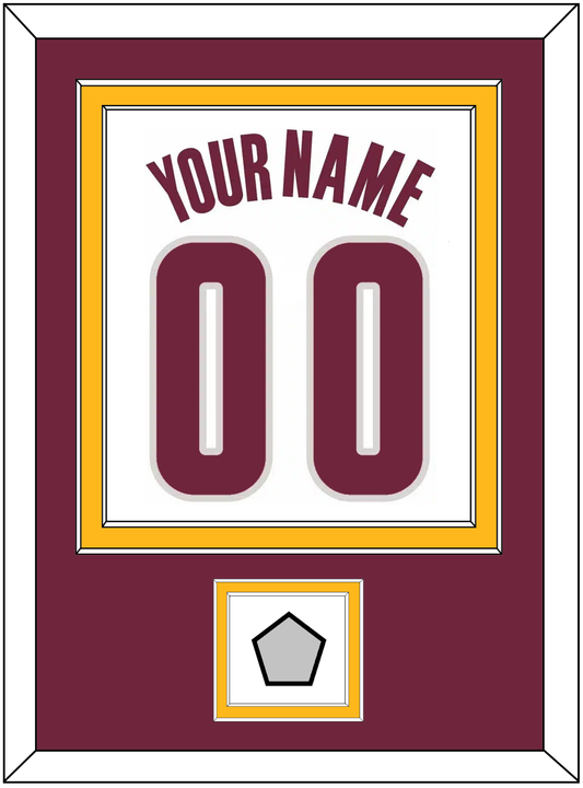 Cleveland Name & Number With Champions Patch - Home White (2010-2017) - Signature Tier 3
