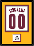 Cleveland Name & Number With Finals Patch - Home White (2010-2017) - Double Mat 4