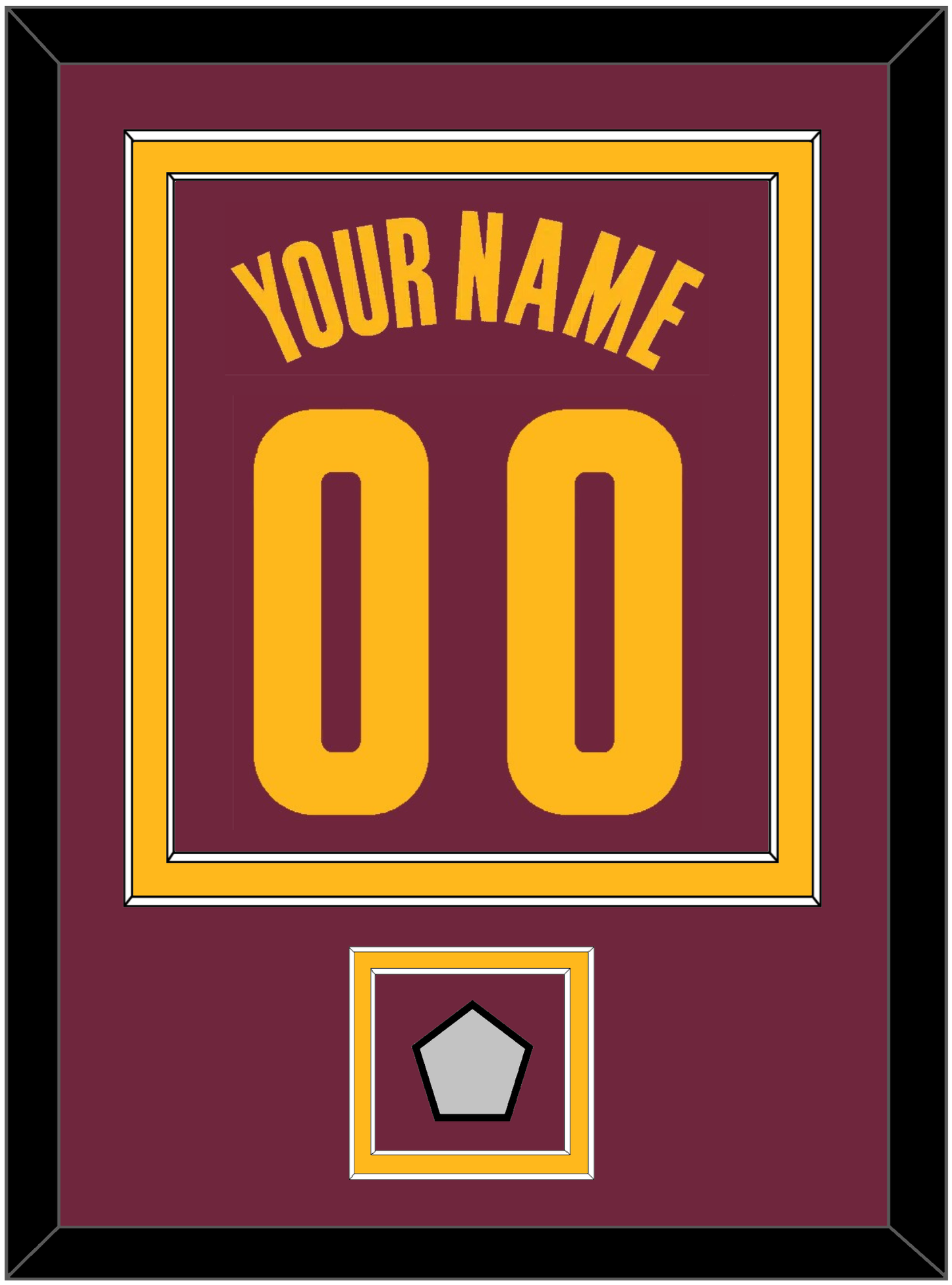 Cleveland Name & Number With Finals Patch - Road Red (2010-2017) - Signature Tier 2