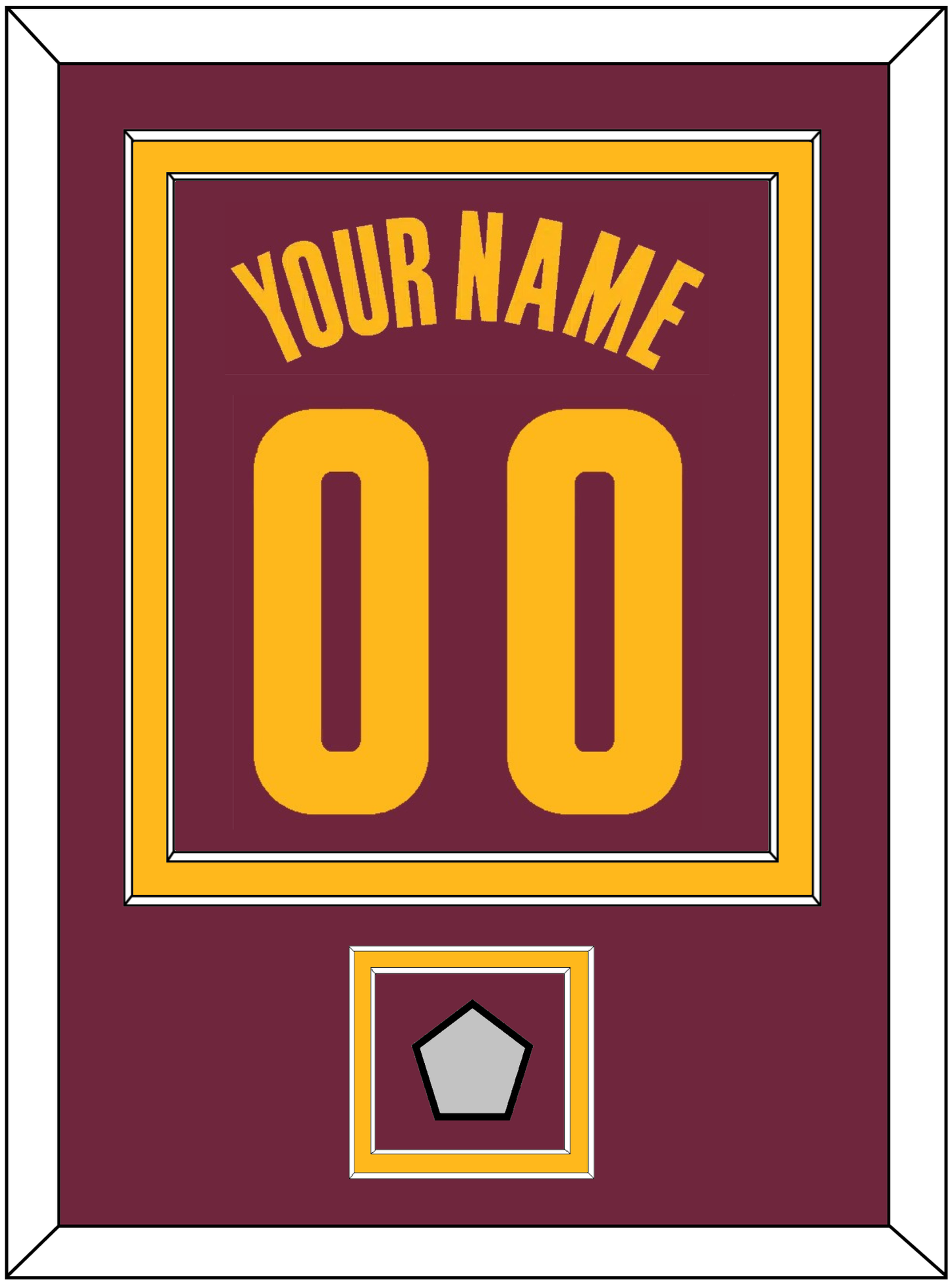 Cleveland Name & Number With Finals Patch - Road Red (2010-2017) - Signature Tier 2