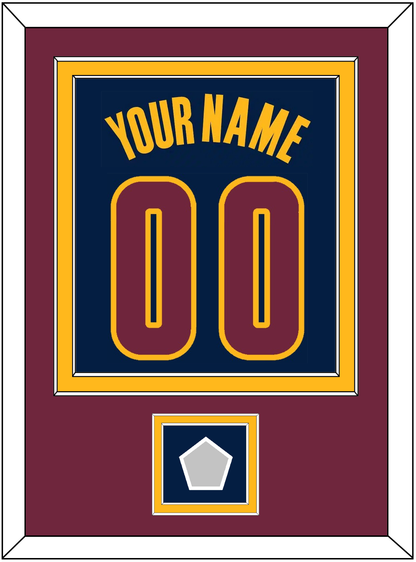 Cleveland Name & Number With Finals Patch - Alternate Blue (2014-2017) - Signature Tier 4