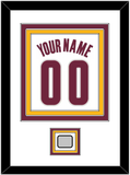Cleveland Name & Number With Finals Patch - Home White (2010-2017) - Triple Mat 1