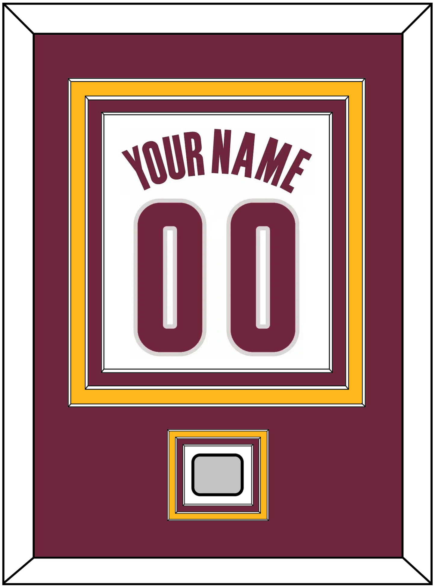 Cleveland Name & Number With Champions Patch - Home White (2010-2017) - Premier Tier 2