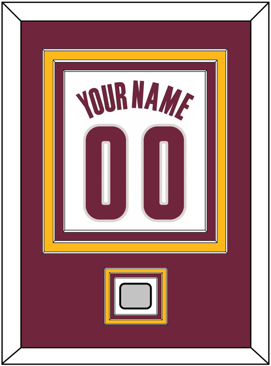 Cleveland Name & Number With Champions Patch - Home White (2010-2017) - Premier Tier 2