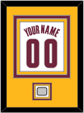 Cleveland Name & Number With Finals Patch - Home White (2010-2017) - Triple Mat 3