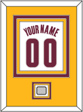Cleveland Name & Number With Finals Patch - Home White (2010-2017) - Triple Mat 3