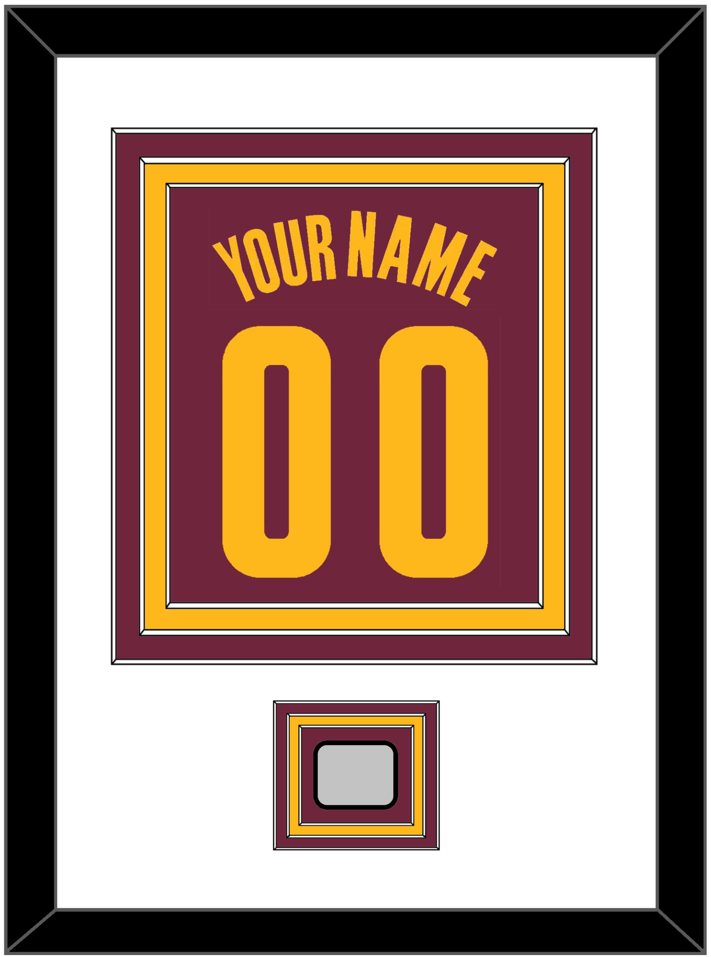 Cleveland Name & Number With Finals Patch - Road Red (2010-2017) - Premier Tier 1