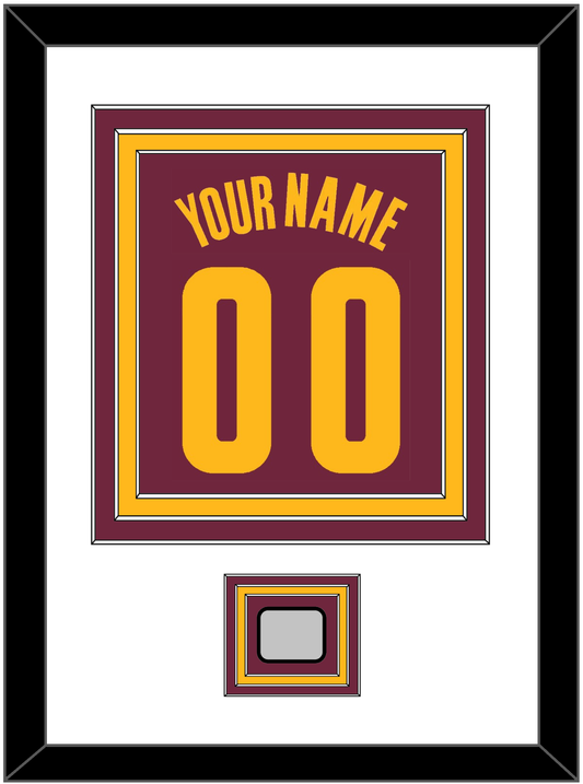 Cleveland Name & Number With Finals Patch - Road Red (2010-2017) - Premier Tier 1