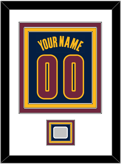 Cleveland Name & Number With Champions Patch - Alternate Blue (2014-2017) - Premier Tier 1