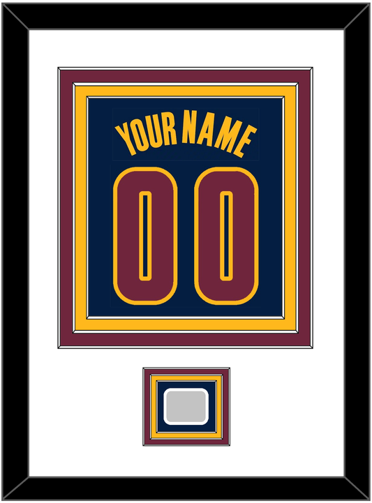 Cleveland Name & Number With Finals Patch - Alternate Blue (2014-2017) - Premier Tier 1
