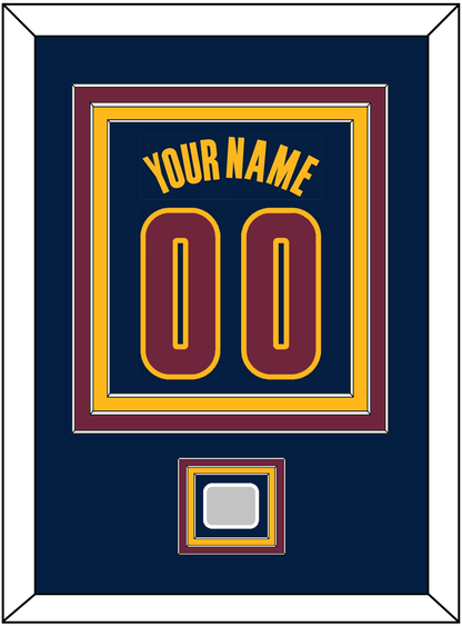 Cleveland Name & Number With Champions Patch - Alternate Blue (2014-2017) - Premier Tier 2