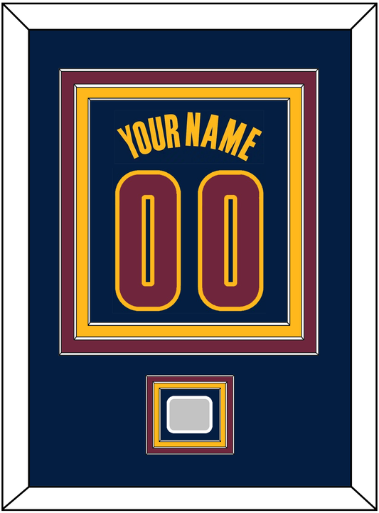 Cleveland Name & Number With Champions Patch - Alternate Blue (2014-2017) - Premier Tier 2