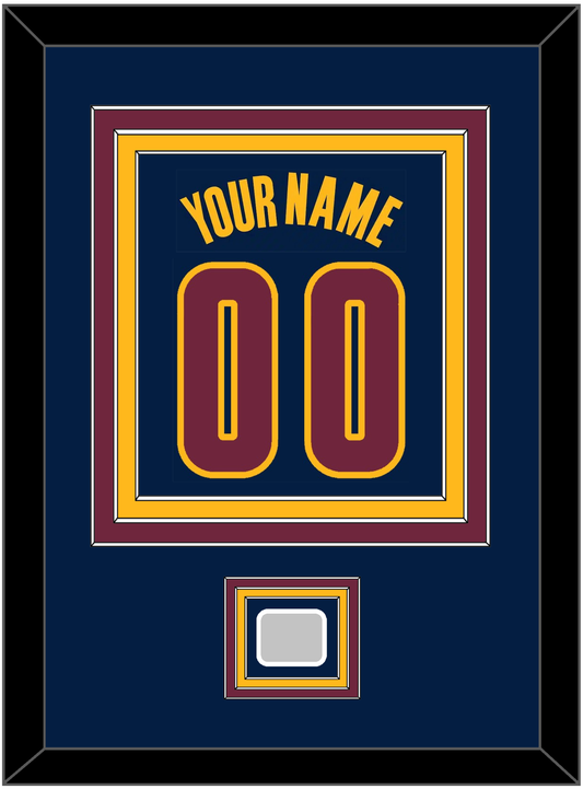 Cleveland Name & Number With Champions Patch - Alternate Blue (2014-2017) - Premier Tier 2