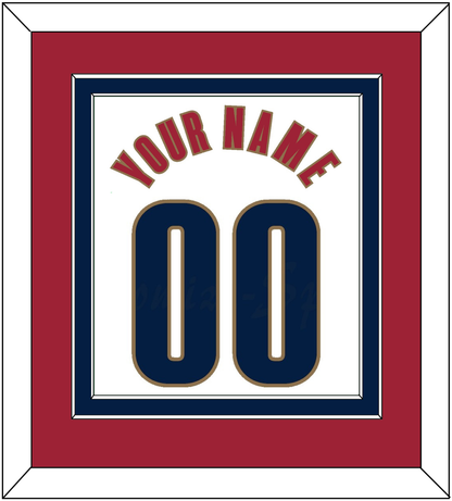 Cleveland Name & Number - Home White (2003-2010) - Signature Tier 6