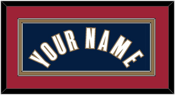 Cleveland Name - Alternate Blue (2005-2010) - Double Mat 3